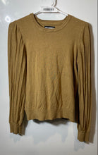 Load image into Gallery viewer, Karl Lagerfeld Womens Brown Long Sleeve Ribbed Hem Pullover Sweater Size PM
