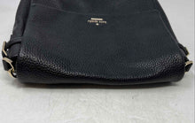 Load image into Gallery viewer, Kate Spade New York Womens Hudson Black Pebble Leather Flap Shoulder Handbag