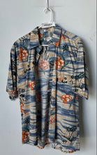 Load image into Gallery viewer, Pierre Cardin Mens Multicolor Floral Hawaiian Aloha Button-Up Shirt Size L
