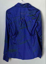 Load image into Gallery viewer, Diesel Womens Blue And Green Abstract Print Button-Up Shirt Size XS With Tag
