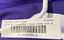 Load image into Gallery viewer, Nike Mens On Field Purple Minnesota Vikings Teddy Bridgewater #5 Jersey Size XL