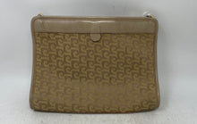 Load image into Gallery viewer, Pierre Cardin Womens Beige Signature Print Detachable Strap Shoulder Handbag