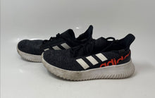 Load image into Gallery viewer, Adidas Womens Kaptir 2.0 Black White Round Toe Lace-Up Running Shoes Size 5.5