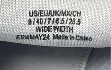 Load image into Gallery viewer, Kenneth Cole Reaction Womens Cameron EZ On Glitz Gray Silver Sneaker Shoes Sz 9W
