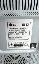 Load image into Gallery viewer, LG Model LHS-95PAA Silver Black Easy Home Theater Active Subwoofer Not Tested
