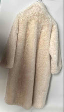 Load image into Gallery viewer, Anewsta Womens Beige Long Sleeve Collared Open Front Overcoat Size L 8/10 w/ Tag