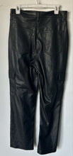 Load image into Gallery viewer, Express Womens Black Pockets Flat Front Straight Leg Cargo Pants Size 10R