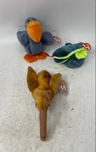 Load image into Gallery viewer, Lot Of 3 Pcs Ty The Beanie Babies Bird Duck Snake Plush Toy Collection