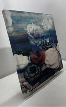 Load image into Gallery viewer, Multicolor Marmont Hill Dark Flowers Framed Wall Art Print Signed By Parvez