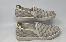 Load image into Gallery viewer, Michael Kors Mens Keaton Beige White Monogram Print Low Top Sneakers Shoes Sz 7M