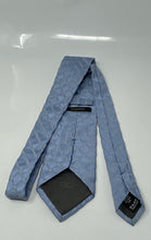 Load image into Gallery viewer, Valentino Mens Blue Plaid Silk Adjustable Long Formal Designer Tie Stained