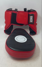 Load image into Gallery viewer, Lot Of 3 Pcs Ringside Unisex Red Hook & Loop Training Boxing Sparring Set