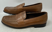 Load image into Gallery viewer, Rockport Mens Classic Brown Leather Slip-On Penny Loafer Shoes Size 11M