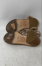 Load image into Gallery viewer, Ash Womens Jen Bis Nude Brown Leather Studded Block Heel Strappy Sandals Size 6