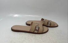 Load image into Gallery viewer, Cole Haan Womens Brown Open Toe Slip-On Flat Slide Sandals Size 8