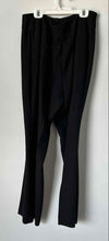Load image into Gallery viewer, Alfani Womens Black Flat Front Hook & Bar Straight Leg Dress Pants Size 12