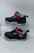 Load image into Gallery viewer, Nike Kids Air Jordan Spizike Low Black Hook & Loop Sneaker Shoes Size 8C