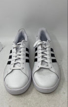Load image into Gallery viewer, Adidas Mens Grand Court F36392 White Black Low Top Lace-Up Sneaker Shoes Size 12
