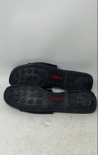 Load image into Gallery viewer, Brighton Womens Black Leather Whipstitch Open Toe Slip-On Slide Sandals Size 9