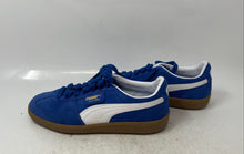 Load image into Gallery viewer, Puma Womens Palermo Blue Suede Low Top Lace-Up Sneaker Shoes Size 8