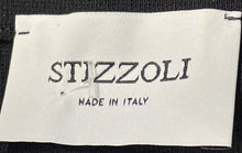 Load image into Gallery viewer, Stizzoli Womens Black Long Sleeve Notch Lapel Four-Button Blazer Size 54