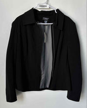 Load image into Gallery viewer, Worthington Womens Black Long Sleeve Full-Zip Jacket Size 16
