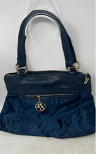 Load image into Gallery viewer, Bolzano Womens Dark Blue Zipper Inner Pocket Double Handle Shoulder Bag
