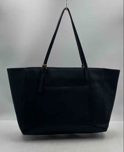 Load image into Gallery viewer, Authentic Tory Burch Womens Emerson Black Leather Zip Top Tote Handbag Damaged