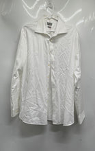 Load image into Gallery viewer, Michael Kors Mens White Cotton Long Sleeve Slim Fit Dress Shirt Size XL 17 34/35
