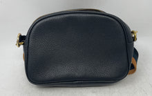 Load image into Gallery viewer, J.Crew Womens Black Leather Inner Pockets Adjustable Strap Crossbody Bag