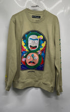Load image into Gallery viewer, Rick And Morty Mens Green Graphic Print Pullover Sweatshirt Size Medium