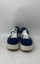 Load image into Gallery viewer, Will Pair Mens Dandii Blue Lace-Up Low Top Round Toe Sneaker Shoes Size 10M