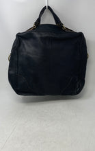 Load image into Gallery viewer, Gianni Bini Womens Black Leather Studded Double Handle Satchel Purse