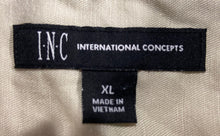 Load image into Gallery viewer, I.N.C. International Concepts Mens Beige Short Sleeve Button-Up Shirt Size XL
