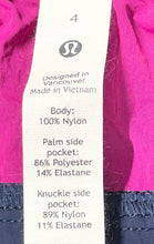 Load image into Gallery viewer, Lululemon Womens Multicolor Colorblock Drawstring Tapered Leg Jogger Pants Sz 4
