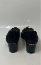 Load image into Gallery viewer, Karen Scott Womens Black Snakeskin Slip-On Block Pump Heels Size 7.5 M
