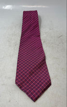 Load image into Gallery viewer, Lauren Ralph Lauren Mens Pink Plaid Adjustable Formal Pointed Tie One Size