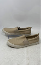 Load image into Gallery viewer, Banana Republic Mens Beige Leather Round Toe Slip-On Sneakers Shoes Size 11