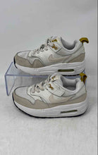 Load image into Gallery viewer, Nike Boys Air Max 1 EasyOn DZ3308-103 White Gold Low Top Sneakers Shoes Size 9C