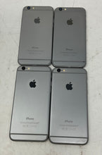 Load image into Gallery viewer, Lot Of 4 Pcs Apple iPhone 6 Model A1586 Gray Smartphones Not Tested For Parts