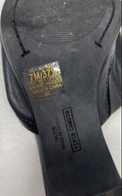 Load image into Gallery viewer, Vince Camuto Womens Alyysa Black Leather Open Toe Slip-On Mule Sandals Size 7M