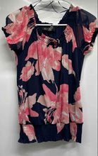 Load image into Gallery viewer, I.N.C. International Concepts Womens Multicolor Short Sleeve Blouse Top Size PS