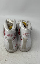 Load image into Gallery viewer, Nike Mens Blazer Mid 77 CW7580-100 White Red Lace-Up Sneakers Shoes Size 7