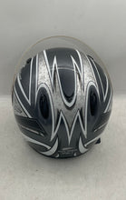 Load image into Gallery viewer, Fulmer Mens Jack Knife Black White Adjustable Strap Full-Face Motorcycle Helmet