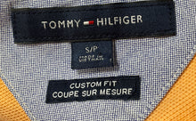 Load image into Gallery viewer, Tommy Hilfiger Mens Orange Cotton Short Sleeve Custom Fit Polo Shirt Size S/P
