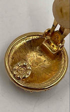 Load image into Gallery viewer, Authentic Swarovski Women's Gold Tone Earrings
