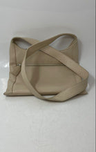 Load image into Gallery viewer, The Sak Womens Beige Pebbled Leather Inner Pocket Charm Zip Top Shoulder Bag