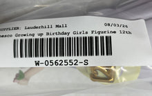 Load image into Gallery viewer, Enesco Growing Up Birthday Girls Brunette Girl In Lavender Dress Age 12 Figurine