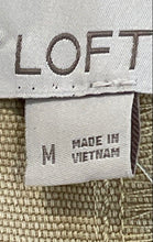 Load image into Gallery viewer, Loft Mens Tan Cotton Long Sleeve Regular Fit Full-Zip Utility Jacket Size Medium