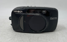 Load image into Gallery viewer, Minolta Supreme Freedom Zoom Black Passive AF Date 35mm Film Camera With Case